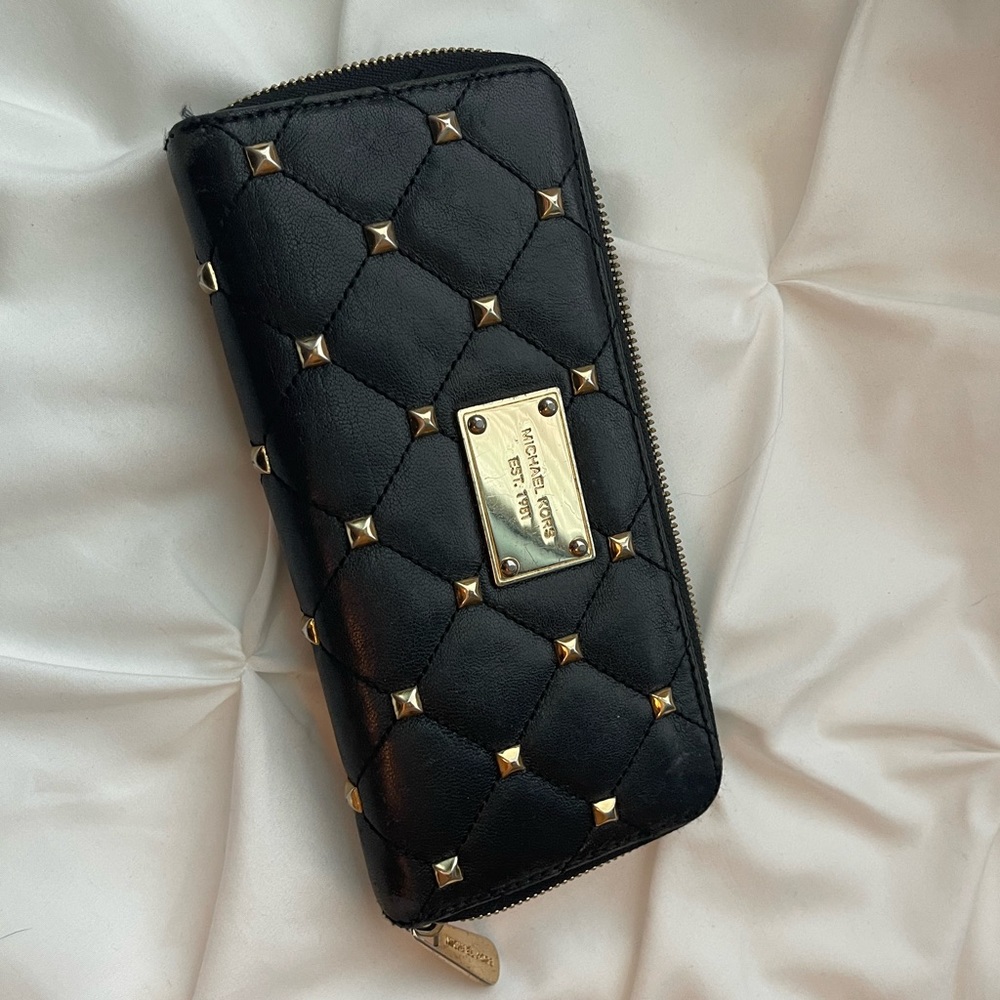 Michael Kors Gold studded wallet